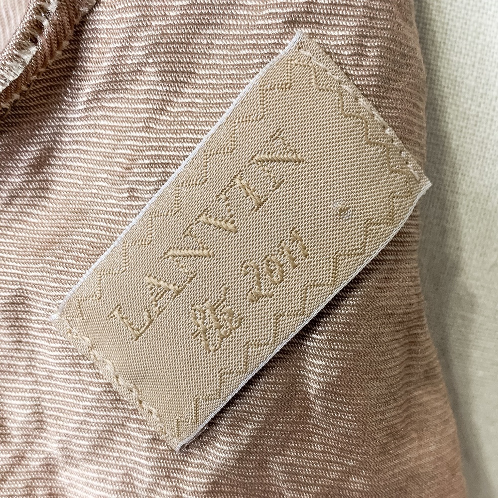 Lanvin - Silky mini dress - Champagne color - Picture 6 of 8